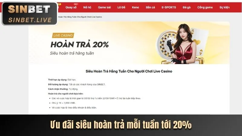 Giao diện trang chủ vndwin bet với nút đăng ký